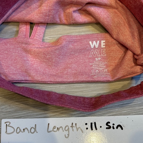 We Over Me Pink Balance Sports Bra - Small - Picture 4 of 4